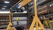 A-Frame Gantry Crane for Lifting Materials | Spanco