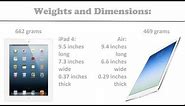 iPad 4 vs iPad 5 (iPad Air): Full Comparison