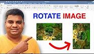 How To Rotate Picture In Microsoft Word