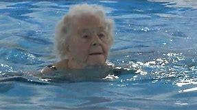 'Keeps me toned up': 100-year-old swimmer still doing laps