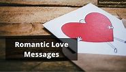 400  Romantic Love Messages | Best Heart Touching Messages