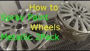 How to Paint Alloy Wheels Silver Metallic 2 Pack