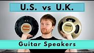 American vs British Guitar Speaker Comparison - Jensen C12n vs Celestion G12m Creamback - US vs UK