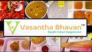 Best South Indian Vegetarian Restaurant Vasantha Bhavan Edison NJ first time visit | food Review |