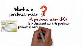 What is a purchase order? (60 second explanation)