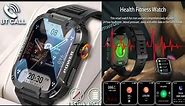 1.85 Inch Rugged Military Smartwatch for Android and iOS