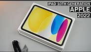 Unboxing Apple 2022 (Redesigned) iPad 10th Generation 10.9-inch Yellow with A14 Bionic Chip - ASMR
