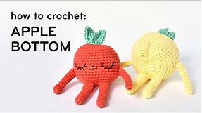 Crochet Apple | Crochet a Cute Apple Bottom with this Step-by-step Amigurumi Tutorial