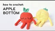 Crochet Apple | Crochet a Cute Apple Bottom with this Step-by-step Amigurumi Tutorial