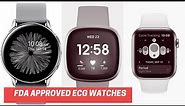 Best FDA Approved ECG Smartwatches in 2021 | Apple, Fitbit, Samsung ECG Watches