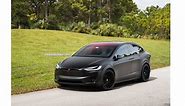 Check Out This Matte Black Tesla Model X With HRE S209 Wheels