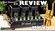 McIntosh MC 275 MK VI Valve HiFi Stereo Power Amplifier REVIEW - #SoCharming Tubes