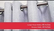 Curtain Buying Guide: Creating Gather with Eyelet Curtains
