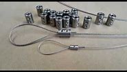 Stainless Steel Wire Rope Loop Clamp Grips - GSproducts.co.uk