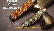 Vintage Knives Collection #4 Hammer Brands and Trivia Question at the end of the video.