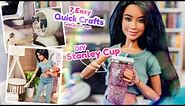 How To Make Mini Stanley Cup & More | 7 Quick Crafts for Caps: Baby Diaper Pail, Robot Litter Box