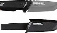 ToughBuilt - Tradesman Knife - Heavy-duty Sheath with Belt Clip - 4” Titanium Drop Point Blade - (TB-H4S-40-TMK-2)