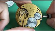 Restoring a vintage Waltham pocket watch movement