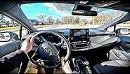 2022 Toyota Corolla SW [ 1.8 Hybrid Active e-CVT ] POV Test Drive