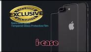 Iphone 8 plus install back cover tempered glass