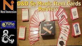 D&D 5e Magic Item Cards Review | Nerd Immersion