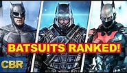 DC: 10 Batman Suits Ranked By Power