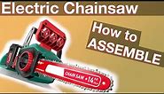 How to assemble an electric chainsaw (instructions manual)