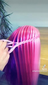 Scissor waterfall braid 💥 | Gemma Browns Braids