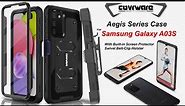 For Samsung Galaxy A03S | COVRWARE Aegis Series Holster Case with Built-in Screen Protector
