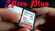 SanDisk Ultra Plus 32 GB SD Card Unboxing Review & Test | eBay $8