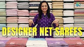 Buy The Latest Designer Net Sarees | Mahalekshmi Silks