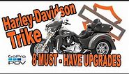 Harley Davidson Trike - 8 Must-Have Upgrades (Rider POV)