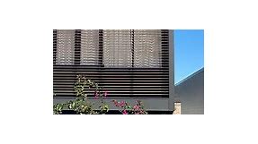 Mansours - Motorised Western Red Cedar Louvres fitted by...