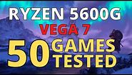 RYZEN 5600G VEGA 7 GAMING TEST IN 720p & 1080p