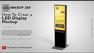 How to make a Led Display Stand mockup | Photoshop Mockup Tutorial