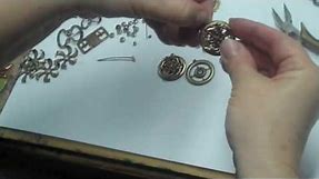 Jewelry Making 101: Easy Steampunk Designs with Brass Stampings By B'sue Boutiques