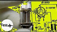 Vacuum Tube teardown - the EBF89 intermediate frequency amplifier and signal detector