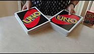 Giant UNO Card Shuffling