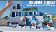 Santorini Diorama DIY - Build a REALISTIC Miniature Scale Model of Greece in 1/24 Scale