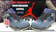 AIR JORDAN 4 WINTERIZED LOYA BLUE! Unboxing, Review & ON FOOT! Will these keep you warm?