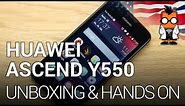 Huawei Ascend Y550 64-Bit-capable smartphone - Unboxing & first impressions [ENGLISH]