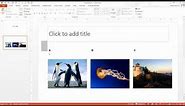 Change a two comparison/content layout to a three comparison/content layout in PowerPoint slide