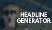 FREE Headline Generator - Instantly Genarate 1000's Of Headline Ideas