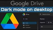 How to use Google Drive in Dark Mode on desktop/PC: easy & quick tutorial!