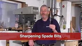 How to Sharpen a Spade Bit