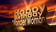 Happy Birthday Wonder Woman