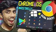 Chrome OS Install on PC/Laptop With Playstore! Dual Boot With Windows Live Proof! 2022