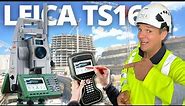 Robotic TOTAL STATION Leica TS16 for Site engineers. How to use Leica captivate?