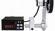 JIAWANSHUN Digital Length Meter Counter Mechanical Length Counter Single Measure Wheel Unit in Feet Meter with Control Function 0-999999