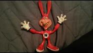 Domino's Pizza "The Noid" Toy ( 1980s Advertising Mascot ) - Collection Showing